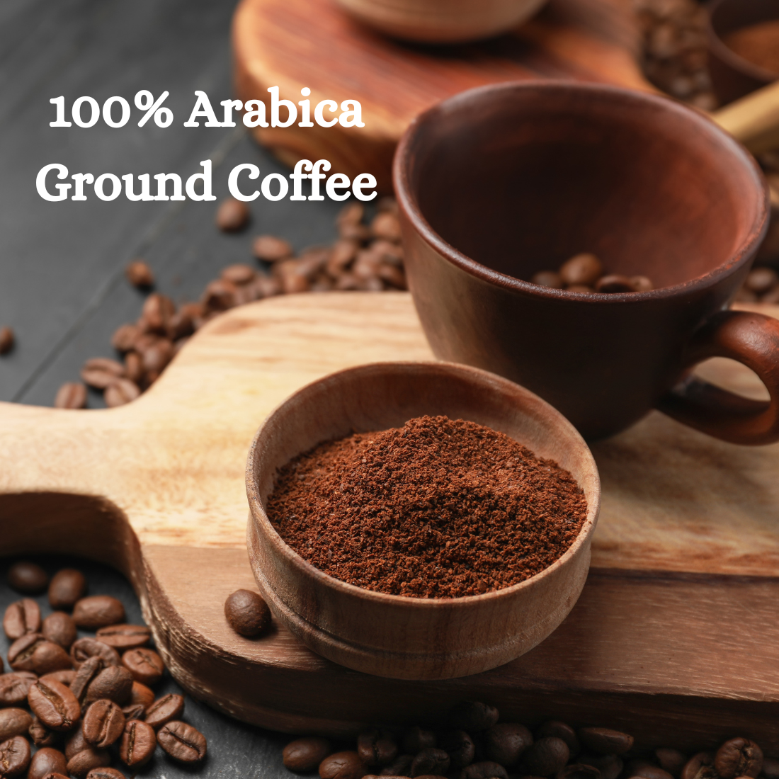 Premium Arabica Ground Coffee 400 Grams