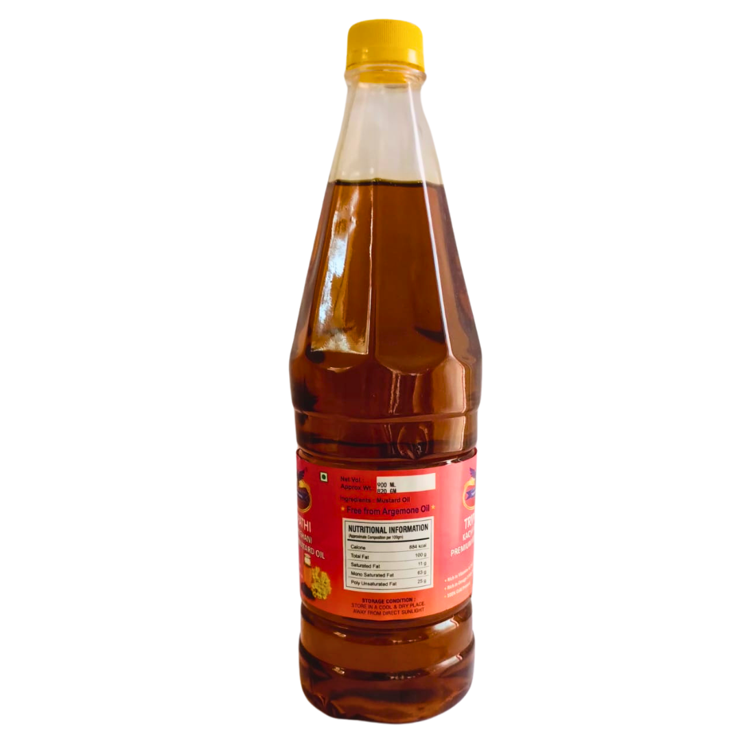 Tripathi Kachi Ghani Mustard Oil 900 ml