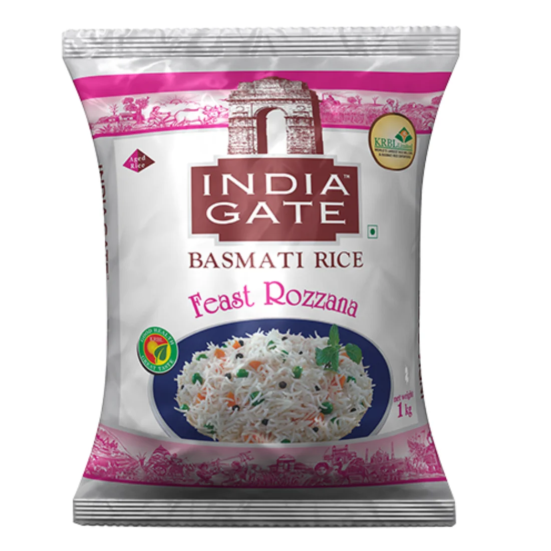 Indiagate Basmati Rice-Feast Rozanna 1 Kg