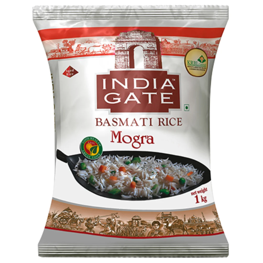 Indiagate Basmati Rice-Mogra 1 Kg